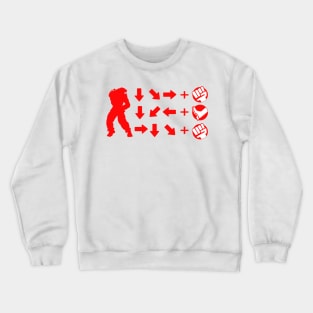 Street Fighter Moves - Ryu Crewneck Sweatshirt